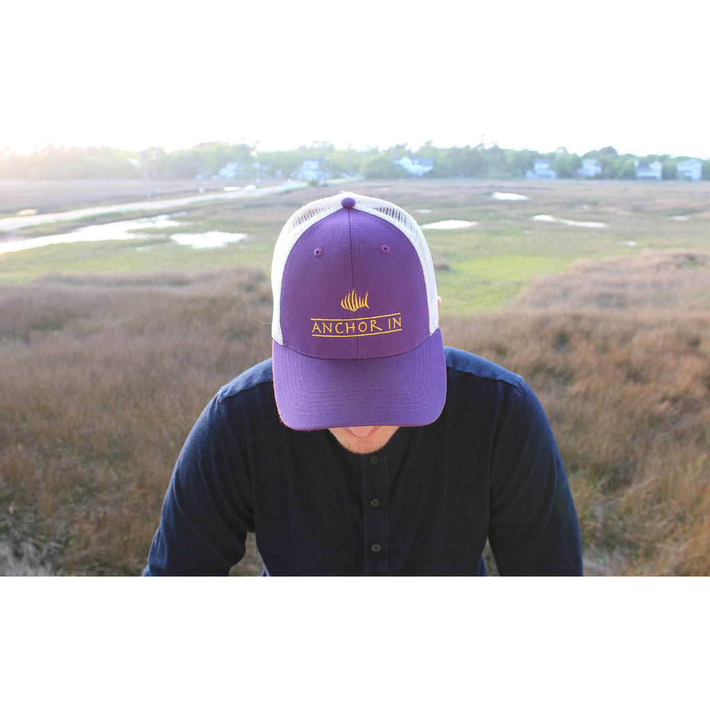 Purple & Gold Tailgate Trucker - Anchor In Clothing