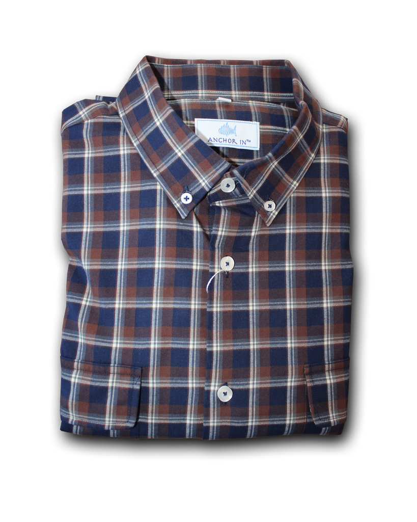 Autumn Blue Plaid - Anchor In Clothing