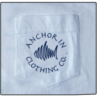 Anchor In Clothing Circle Logo Ice Blue - Anchor In Clothing