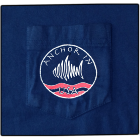 USA Design Navy - Anchor In Clothing