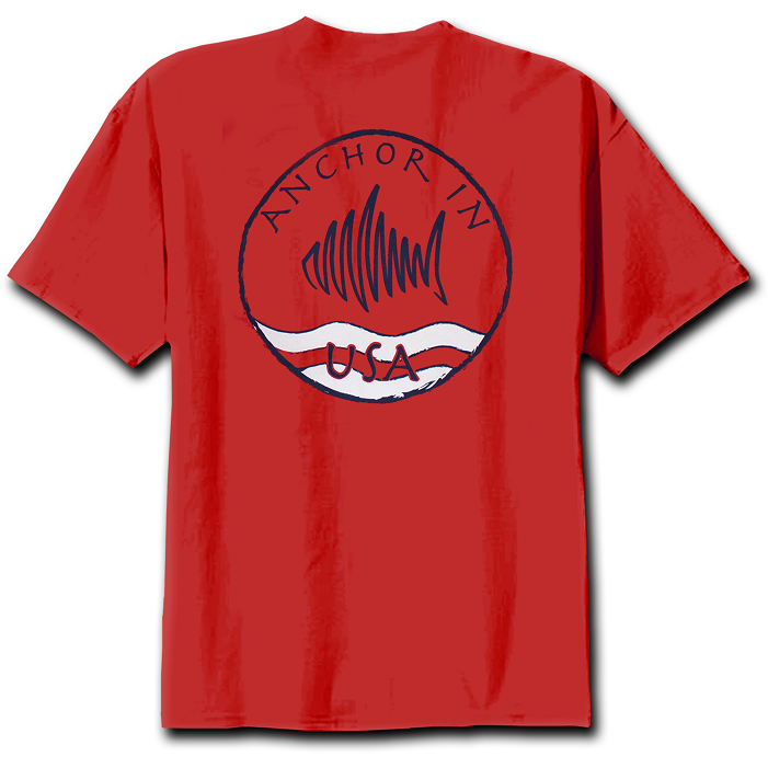 USA Design Red - Anchor In Clothing
