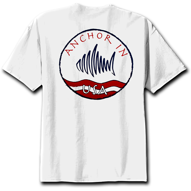 USA Design White - Anchor In Clothing