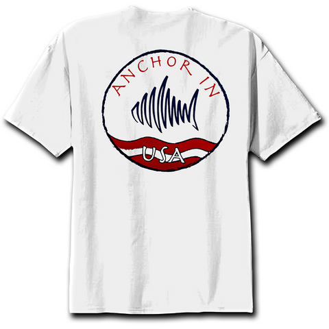 USA Design White - Anchor In Clothing