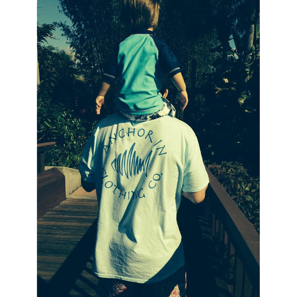 Anchor In Clothing Circle Logo Ice Blue - Anchor In Clothing