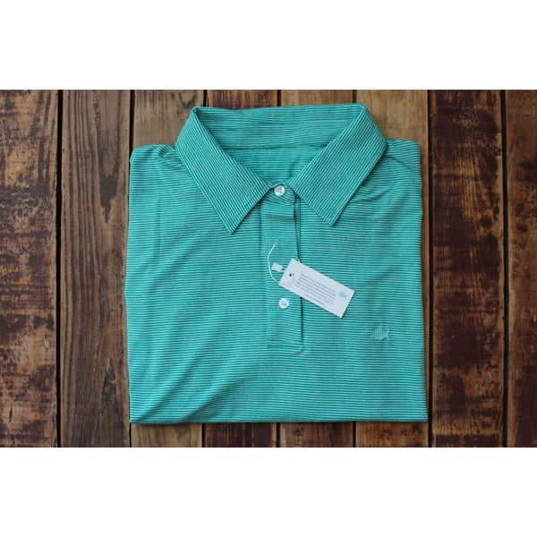 Emerald Green Performance Inlet Polo - Anchor In Clothing