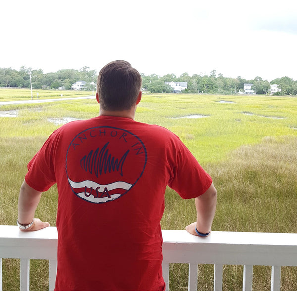 USA Design Red - Anchor In Clothing