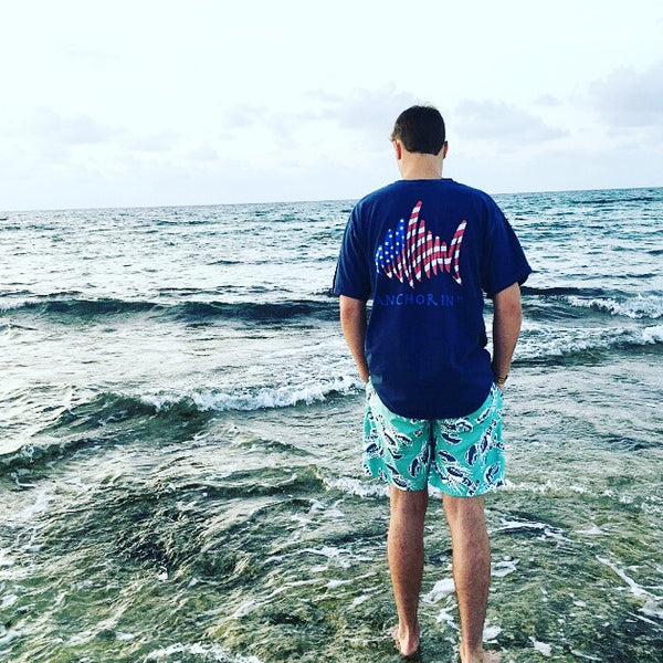American Spring Fish Navy - Anchor In Clothing