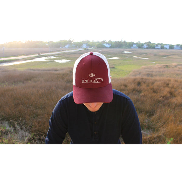 Crimson & White Tailgate Trucker - Anchor In Clothing