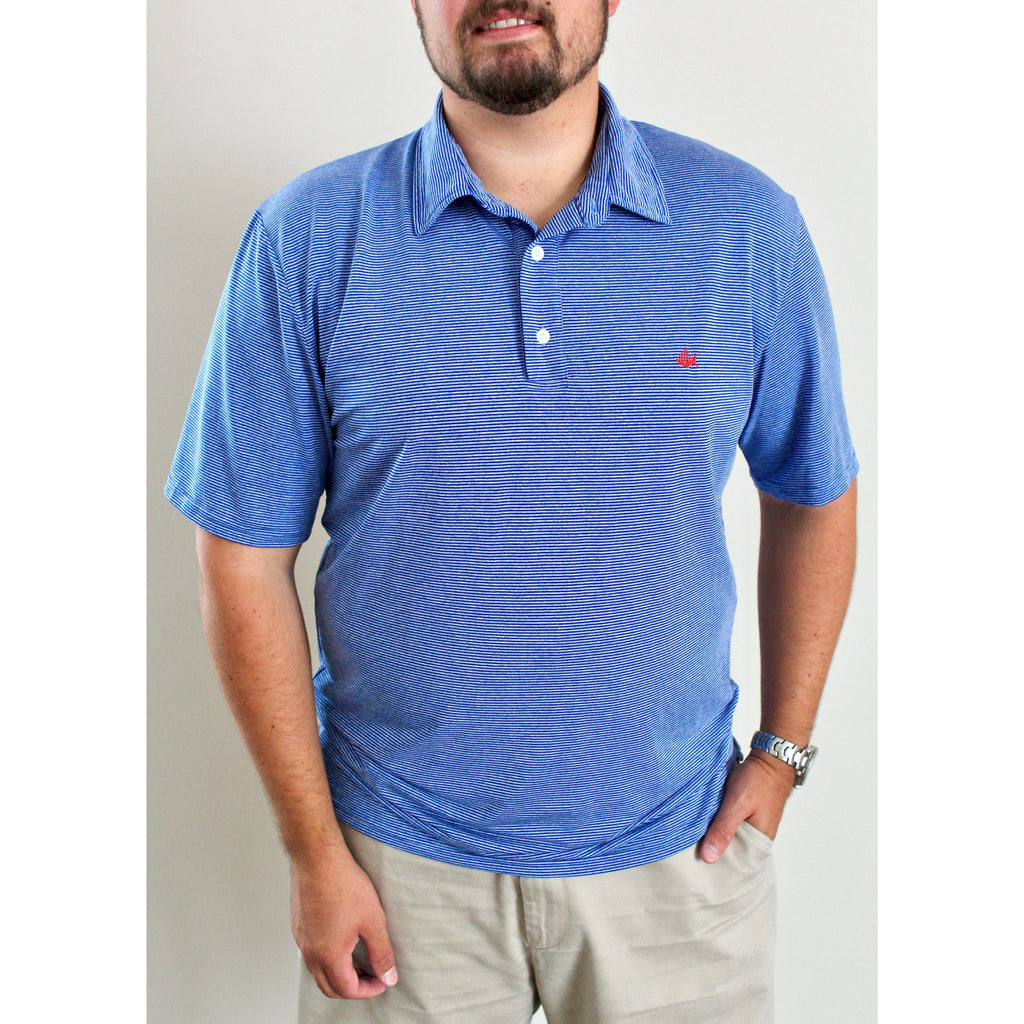 REEF BLUE PERFORMANCE INLET POLO - Anchor In Clothing