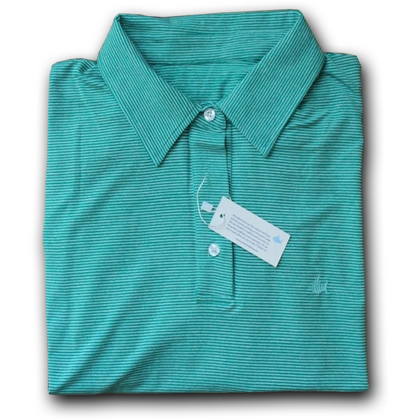 Emerald Green Performance Inlet Polo - Anchor In Clothing