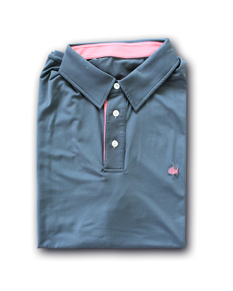 Charcoal & Coral - Anchor In Clothing