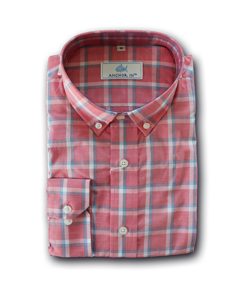 The Banks - Red & Blue Plaid - Anchor In Clothing