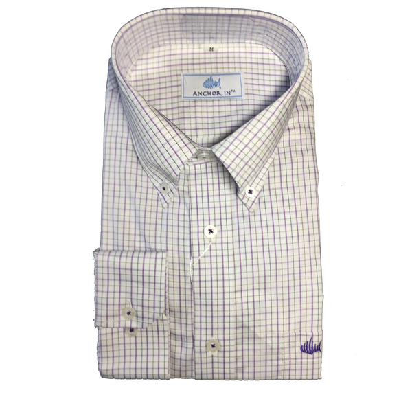 Purple Tattersall - Anchor In Clothing