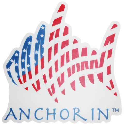 American Spring Fish Window Decal - Anchor In Clothing
